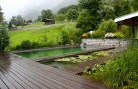 Piscine naturelle BioNova dans les Alpes