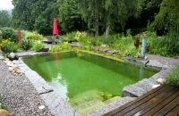 Piscine naturelle BioNova dans les Alpes