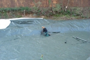 Piscine naturelle BioNova à filtration biologique - L'étanchéité du bassin