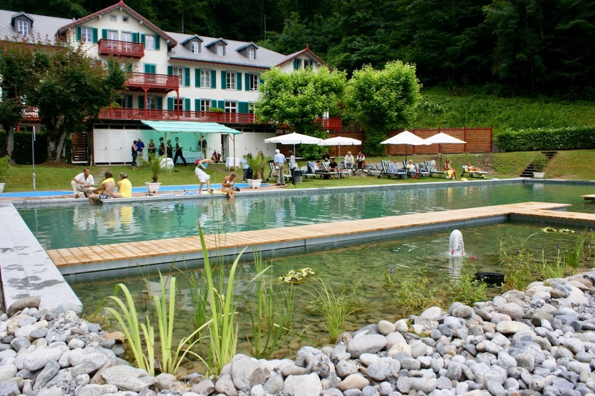 Baignade naturelle Hotel Suisse