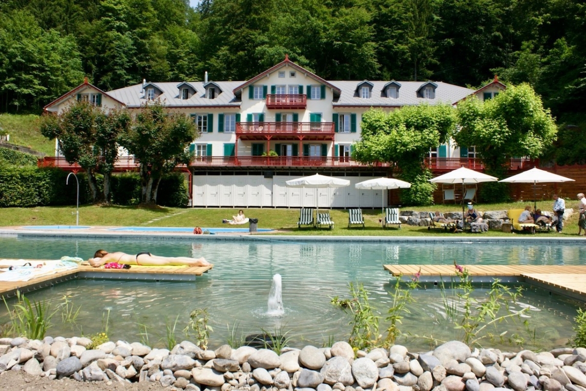 Baignade naturelle Hotel Suisse